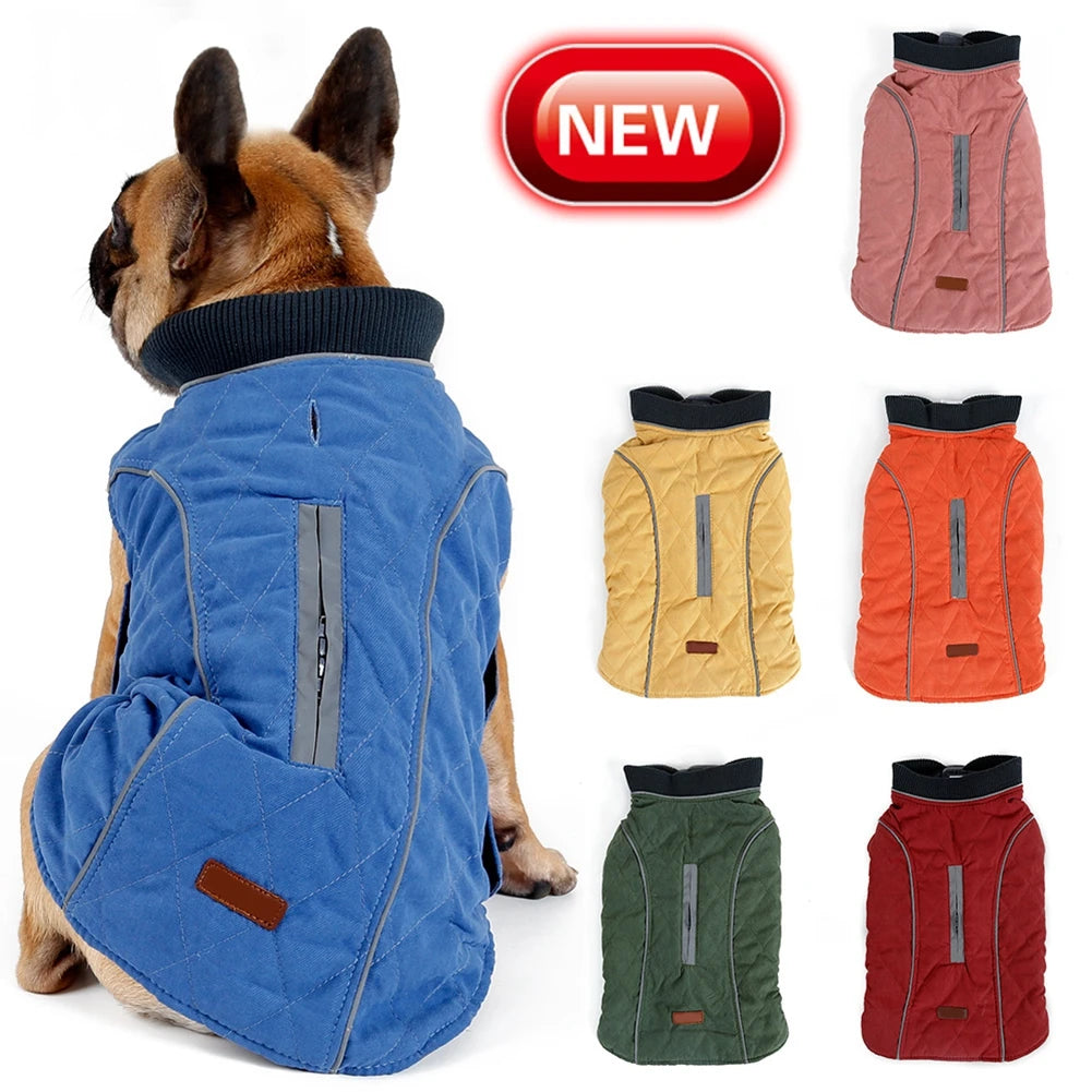 Reflective Pet Dog Down Jacket Winter Warm - PuppiHome