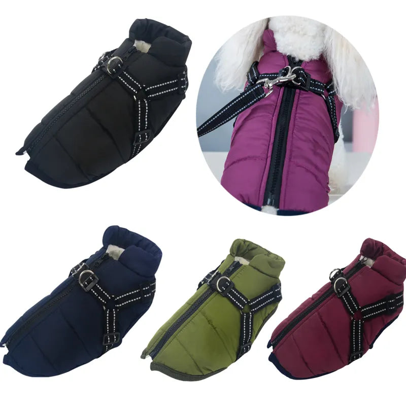 Winter Warm Pet Dog Jacket - PuppiHome