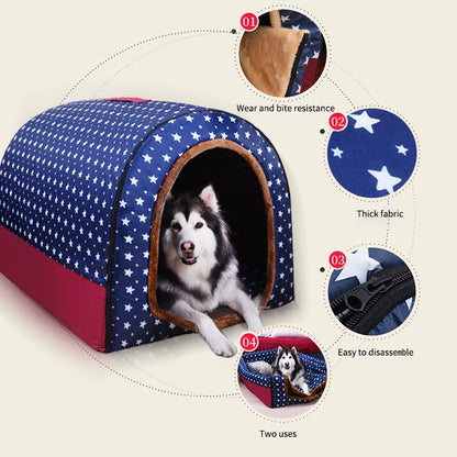 Pet Dog Warm House Comfortable - PuppiHome