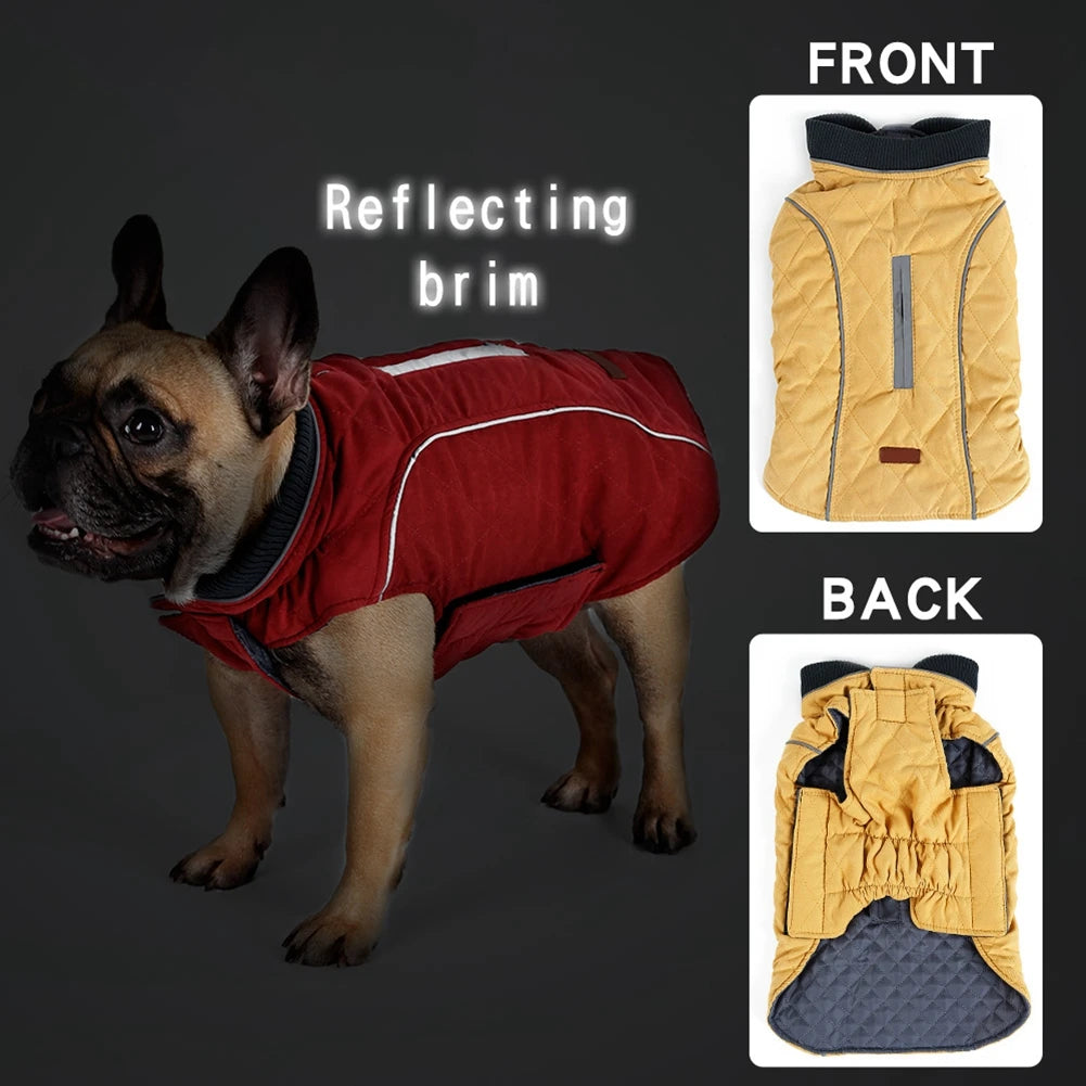 Reflective Pet Dog Down Jacket Winter Warm - PuppiHome