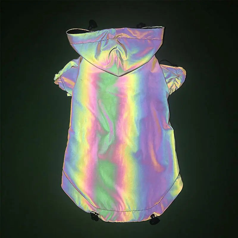 Fashion Pet Dog Flashing Hoodie Jacket Reflective - PuppiHome