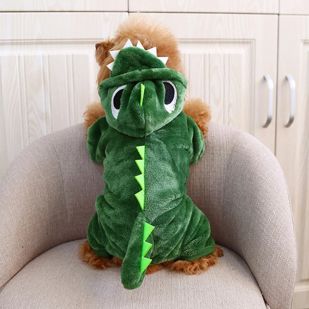 Pet Dog Funny Dinosaur Costumes Coat - PuppiHome