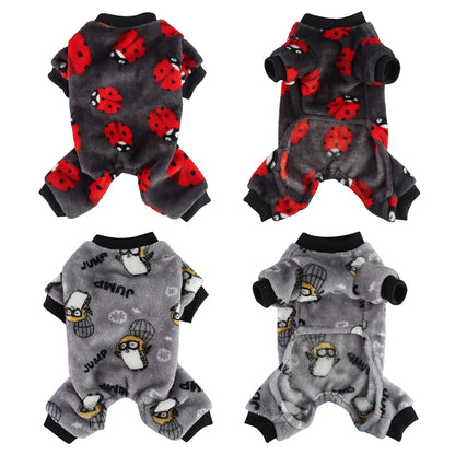 Pet Dog Pajamas Winter Warm Coat - PuppiHome