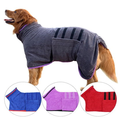 Pet Dog Bathrobe Towel Microfiber - PuppiHome