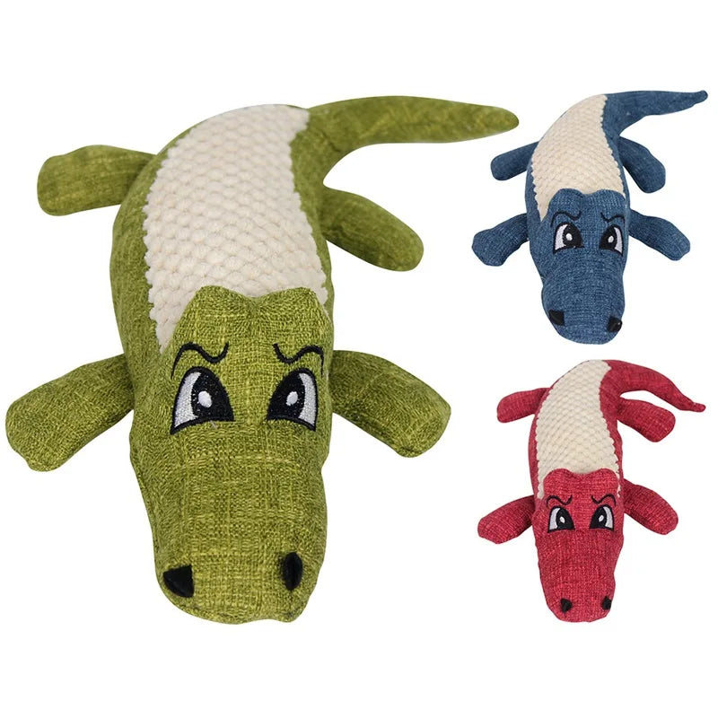 Pet Dog Chew Crocodile Shape Toys - PuppiHome