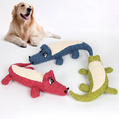 Pet Dog Chew Crocodile Shape Toys - PuppiHome