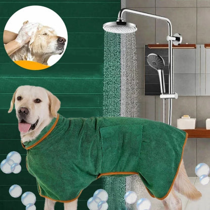 Pet Dog Bathrobe Towel Super Absorbent - PuppiHome