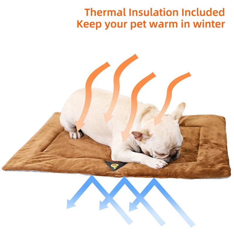 Pet Dog Bed Self Heating Pads Mat - PuppiHome